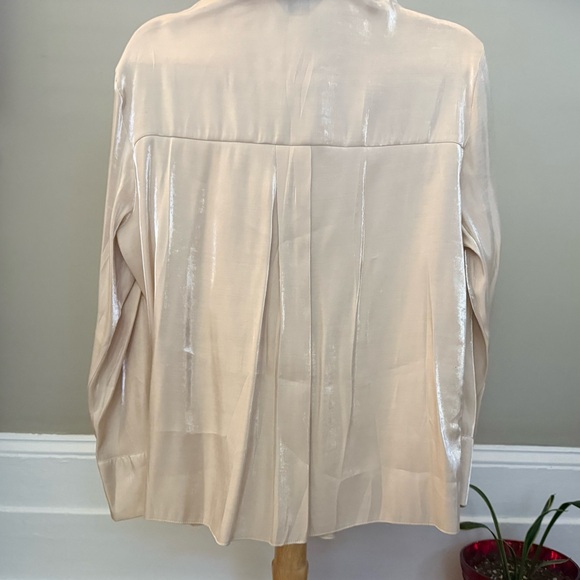 ✨HP ✨Rita Ora Primark Gold Blouse Size M NWT - Picture 7 of 8